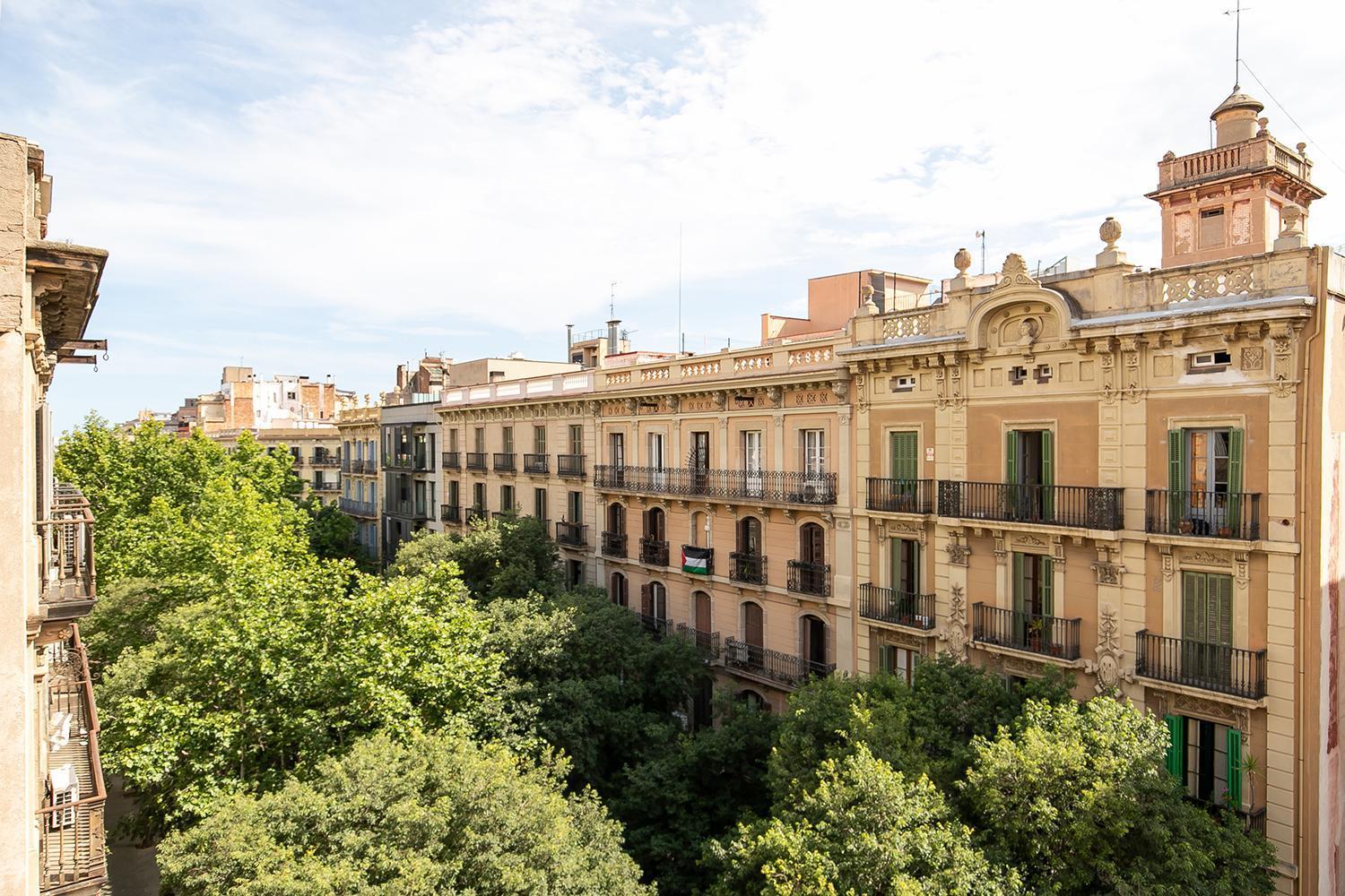 Beautiful Apartment With Terrace In Barcelona Exterior photo
